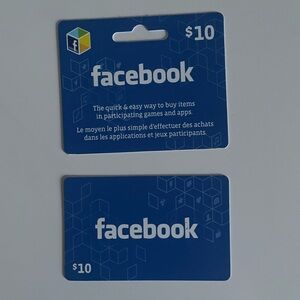 (ADD ON!) $10 Facebook gift card